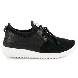 Sorte slip-on sneakers