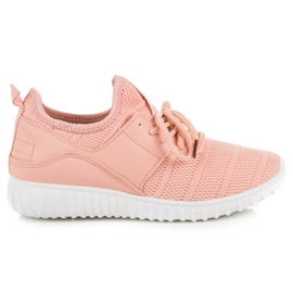 Lakse slip-on sneakers lyserød