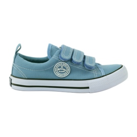 American Club Amerikanske blå velcro sneakers