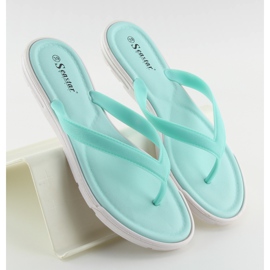 Blå flip-flops til kvinder CK41P LT.BLUE