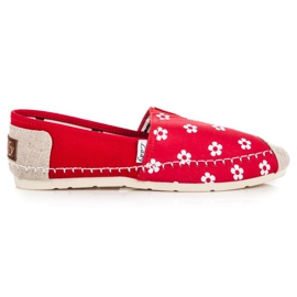 L. Day Røde Espadriller I Blomster