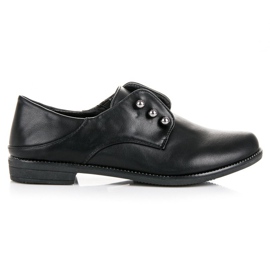 Anesia Paris Elegante slip-on sko sort