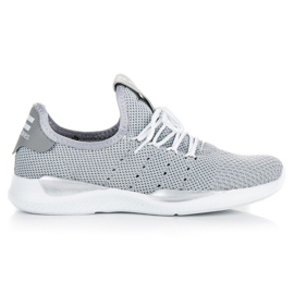 Grå slip-on sneakers