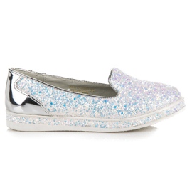 Glitter vinceza ballerinaer flerfarvet grå blå