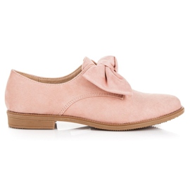 Bestelle Slip-on ruskindssko lyserød