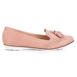 Sergio Todzi Pink boho loafers lyserød