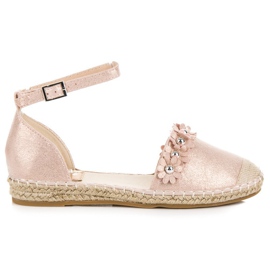 Anesia Paris Pink espadrilles sandaler lyserød