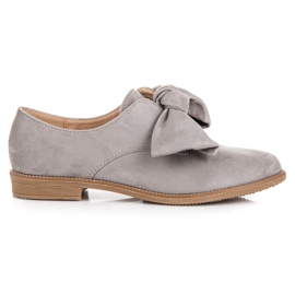 Bestelle Slip-on ruskindssko grå