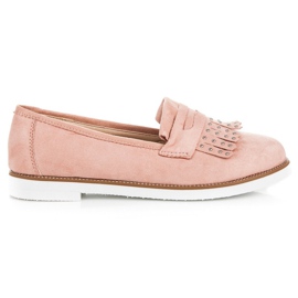 Sixth Sense Pink ruskind loafers lyserød