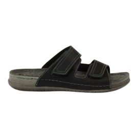 Inblu TH06 Flip-flops med velcro sort