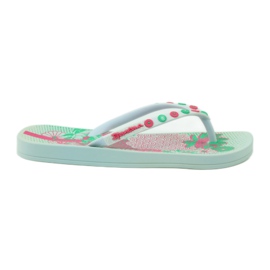 Ipanema 82387 blomsterflip-flops lyserød grøn hvid