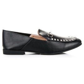 Vices Sorte skruestik loafers
