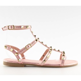 Damesandaler med pink H56 Champagne nitter lyserød