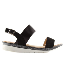 Sorte damesandaler A-04 sorte