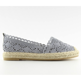 Grå blonde espadriller BB11 grå
