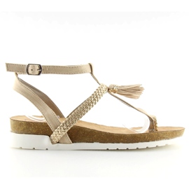 Gyldne flip-flops K1717301 oro gylden
