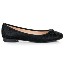 Renda Sorte stof ballerinaer