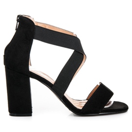 Sorte vinceza sandaler