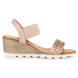 Sandaler med vinceza gummi lyserød