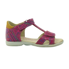 Velcro sandaler Aztec mønster Ren But 3296 lyserød