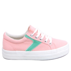 BM Lyserøde højesåls sneakers K1831401 Rosa