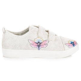 Hvide Sneakers med Velcro VINCEZA