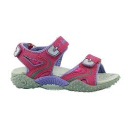 American Club Sandaler med en amerikansk 8580 læderindsats lyserød violet