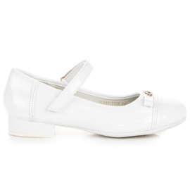 Hvidlakerede vinceza ballerinas