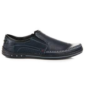 Slip-on lucca loafers marine blå