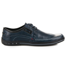 Mørkeblå lucca loafers