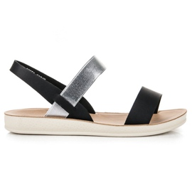 Sandaler med vinceza gummi sort