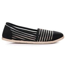 Vinceza Gennemsigtige Mckeylor Espadriller sort