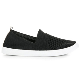 MCKEYLOR Slip-On Sneakers i tekstil sort