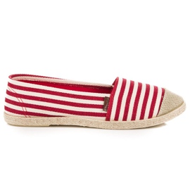 McKey Ribbede Espadriller rød