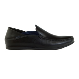 Sorte mænds loafers Badura 3151