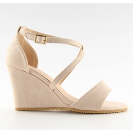 Beige kilesandaler 266-6 beige