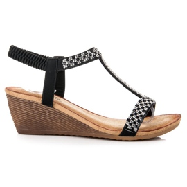 Fama Elegante kilesandaler sort