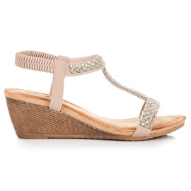 Fama Elegante kilesandaler brun