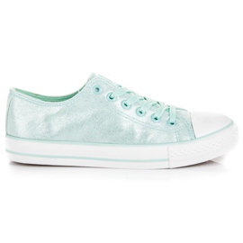 Sport Mint bundne sneakers grøn