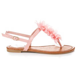 Seastar Stilfulde sandaler med spænde lyserød