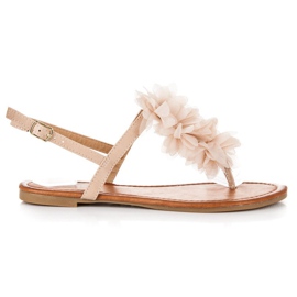 Seastar Stilfulde sandaler med spænde brun