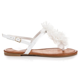 Seastar Stilfulde sandaler med spænde hvid