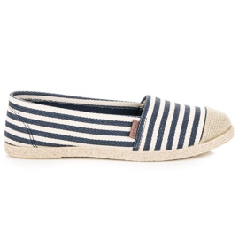 McKey Ribbede espadriller blå