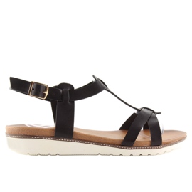 Sorte damesandaler C1822 sorte