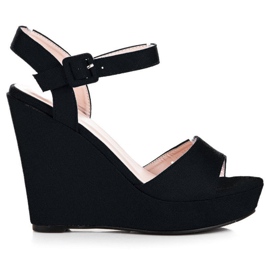 Primavera Sandaler i ruskind sort