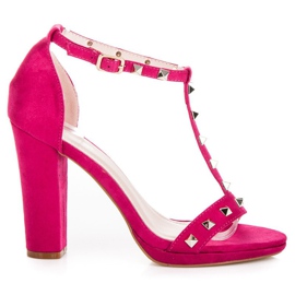Seastar Fuchsia sandaler på stolpen lyserød