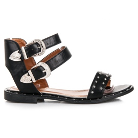 Seastar Sorte flade sandaler