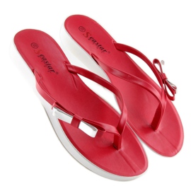 Røde flip-flops NK15P Rød