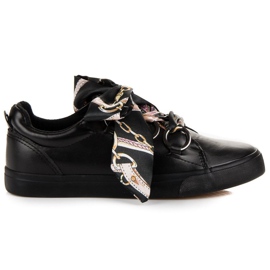 Sorte VICES sneakers med bund