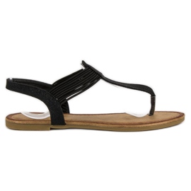 Comer Flip-flops med elastik sort